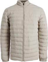 Jack & Jones - Heren Jas zomer Jje Recycle Puffer Collar - Beige - Maat L