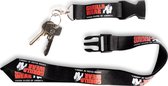 Gorilla Wear Eloy Lanyard Keycord - Zwart / Rouge