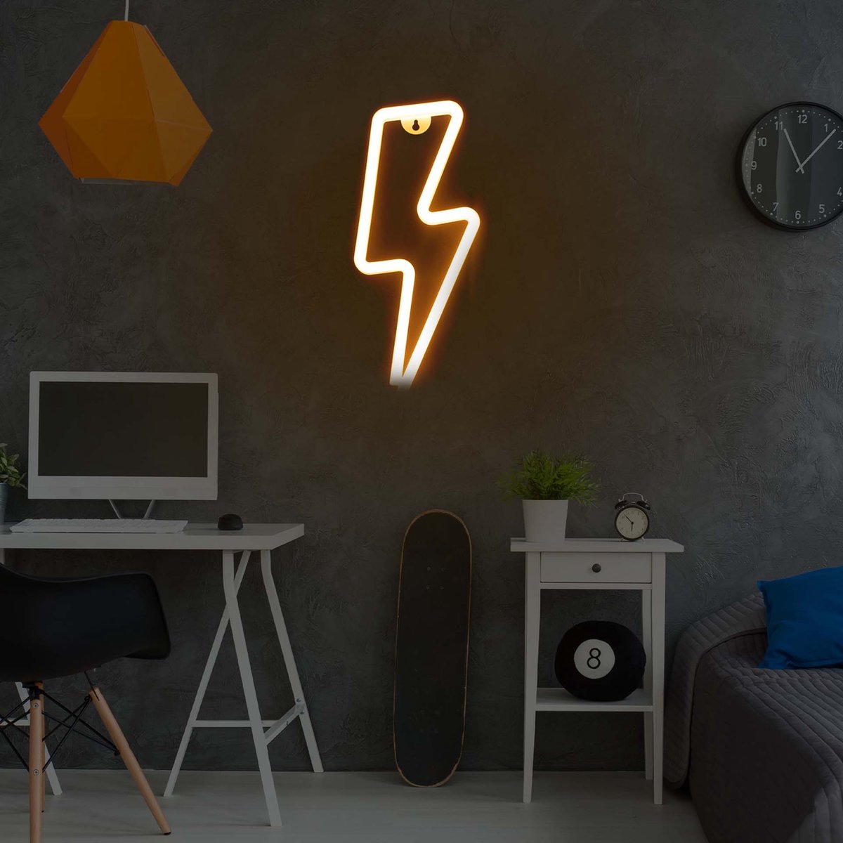 Applique Murale Néon LED Pour Bar, Salle De Jeux, Aire De Jeux, Décoration De Chambre D'enfant, Lampe De Nuit, B