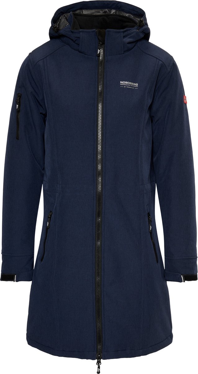 Nordberg GITTE Lange Winterjas Dames Donkerblauw