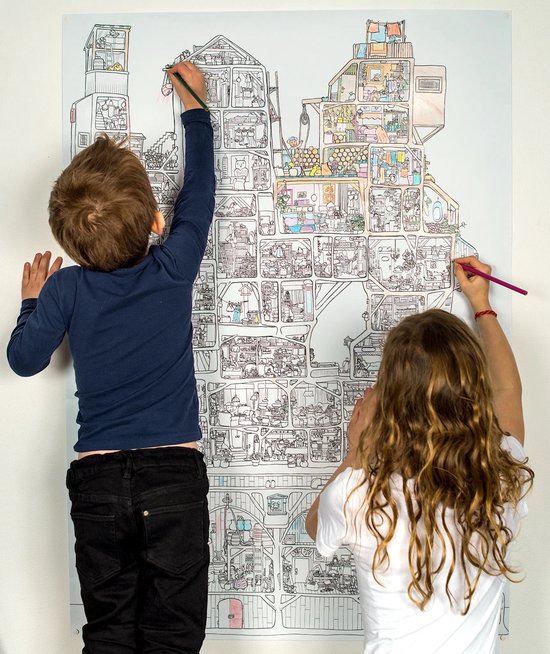 Het Muizenhuis  -   Mega Muizenhuis Kleurplaatboek