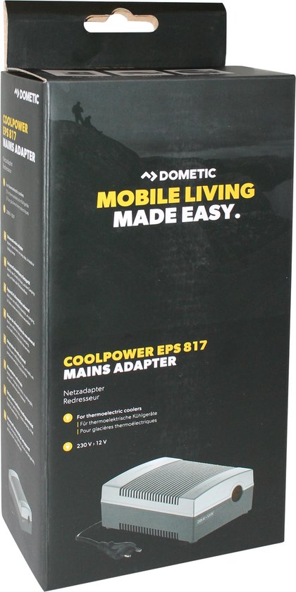 Redresseur MOBICOOL EPS-817 – 230V Vers 12V CC, 50W, Pour Glacières Dometic, Camping-car Et Caravane
