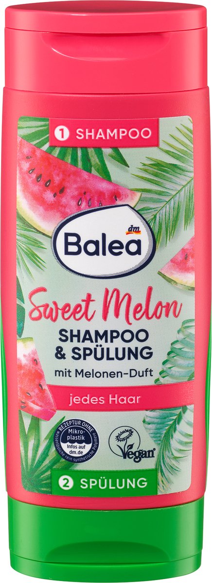 Balea Shampoo & Crèmespoeling Twinpack Sweet Melon, 100 ml