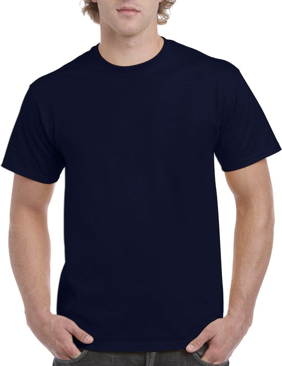 T-shirt met ronde hals 'Ultra Cotton' Gildan Navy Blue - 5XL