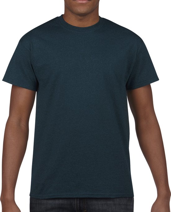 T-shirt met ronde hals 'Heavy Cotton' merk Gildan Midnight - L