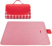 Picknickkleed - Picknickkleed waterdicht - 200 x 145 - Buitenkleed - Kleed - Picknick deken - Strandkleed - Rood geruit