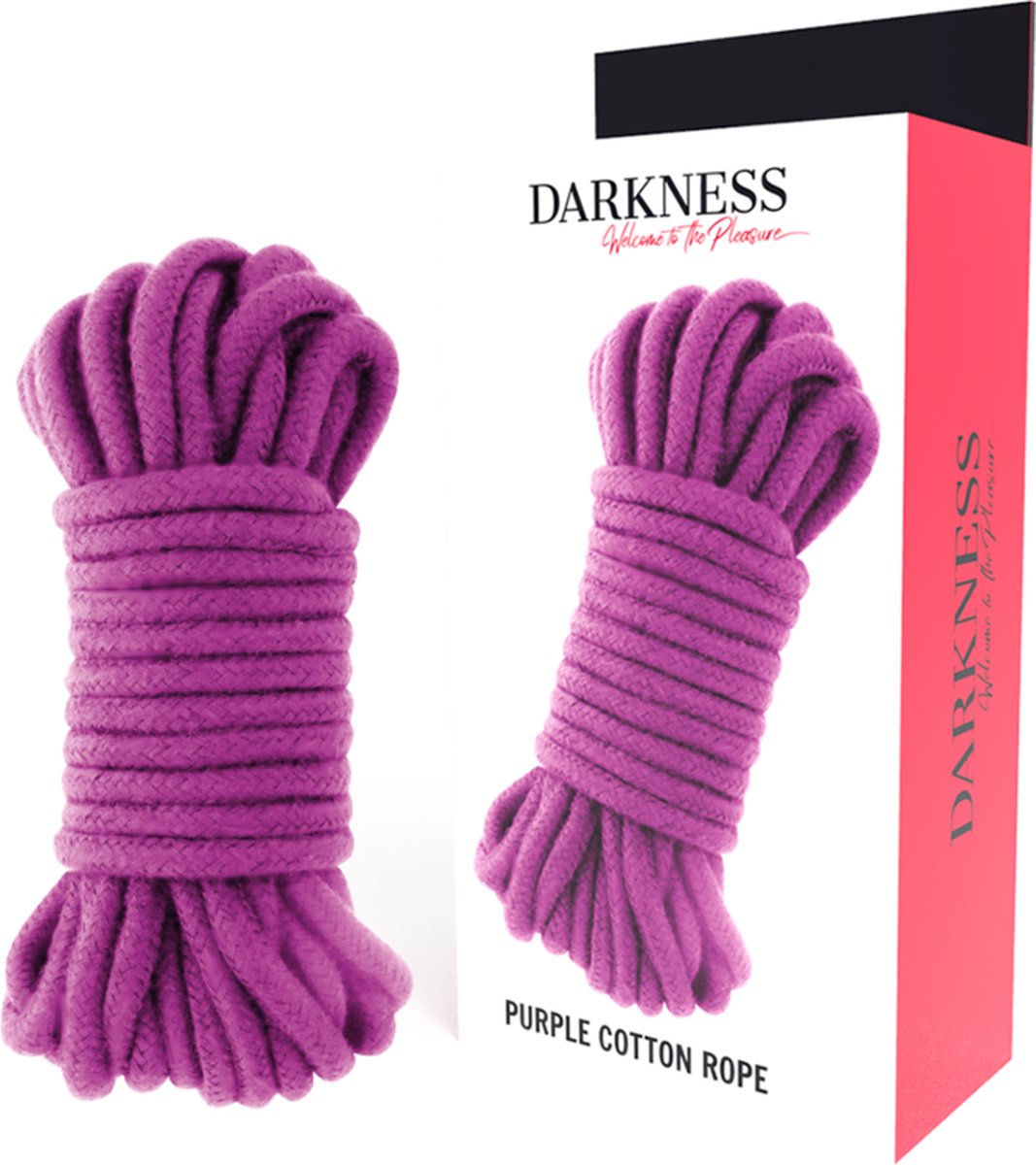 Darkness  - Bondage Touw - Paars -  5m