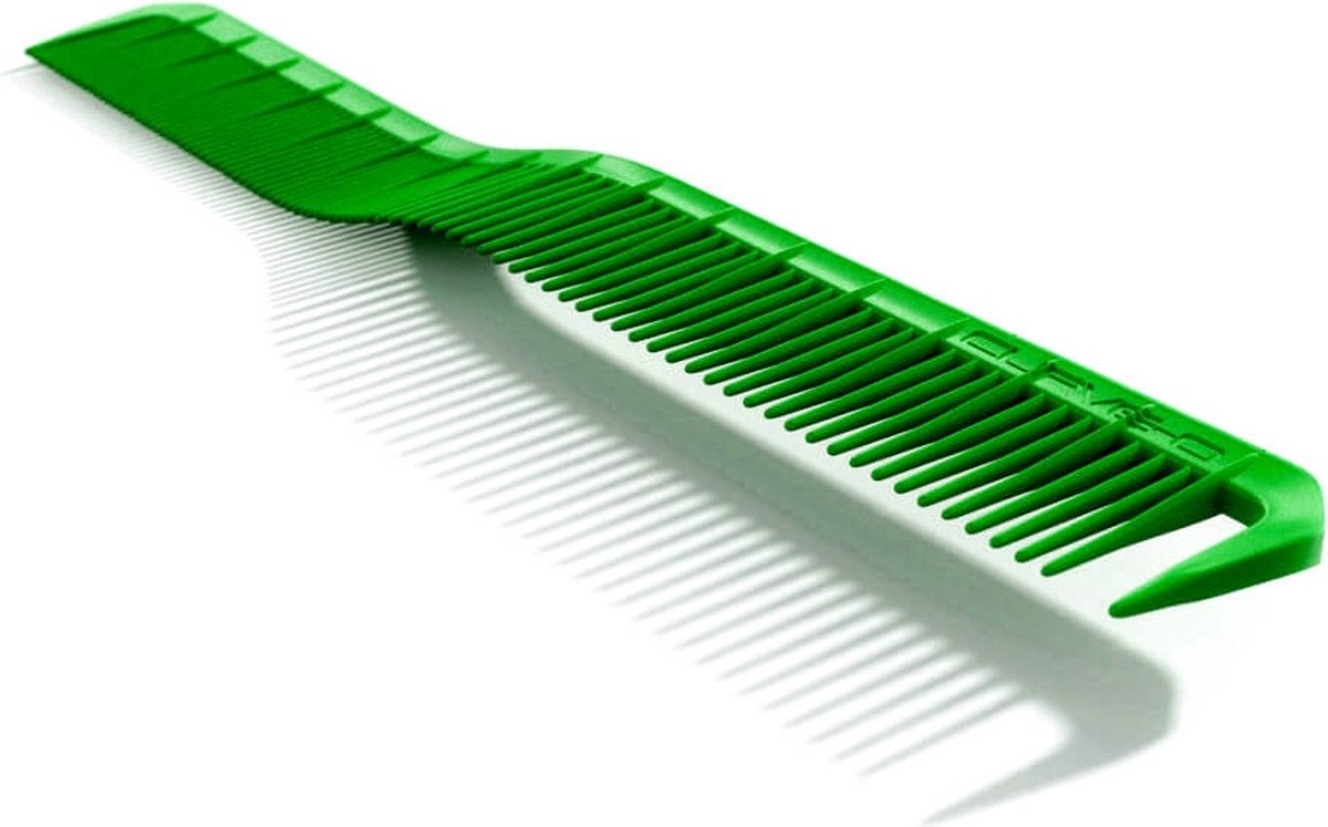 Curve-O Kam Specialist PLUS Combs Left-Handed Hard Cutting Comb Forest Green