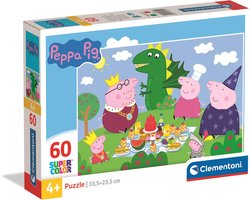 foto van Clementoni - Peppa Pig Legpuzzel - Kinderpuzzel - Puzzel 60 stukjes - Vanaf 4 jaar