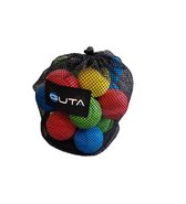 Balles de tennis en mousse 7cm Set 16 pièces + sac de transport, 4 couleurs