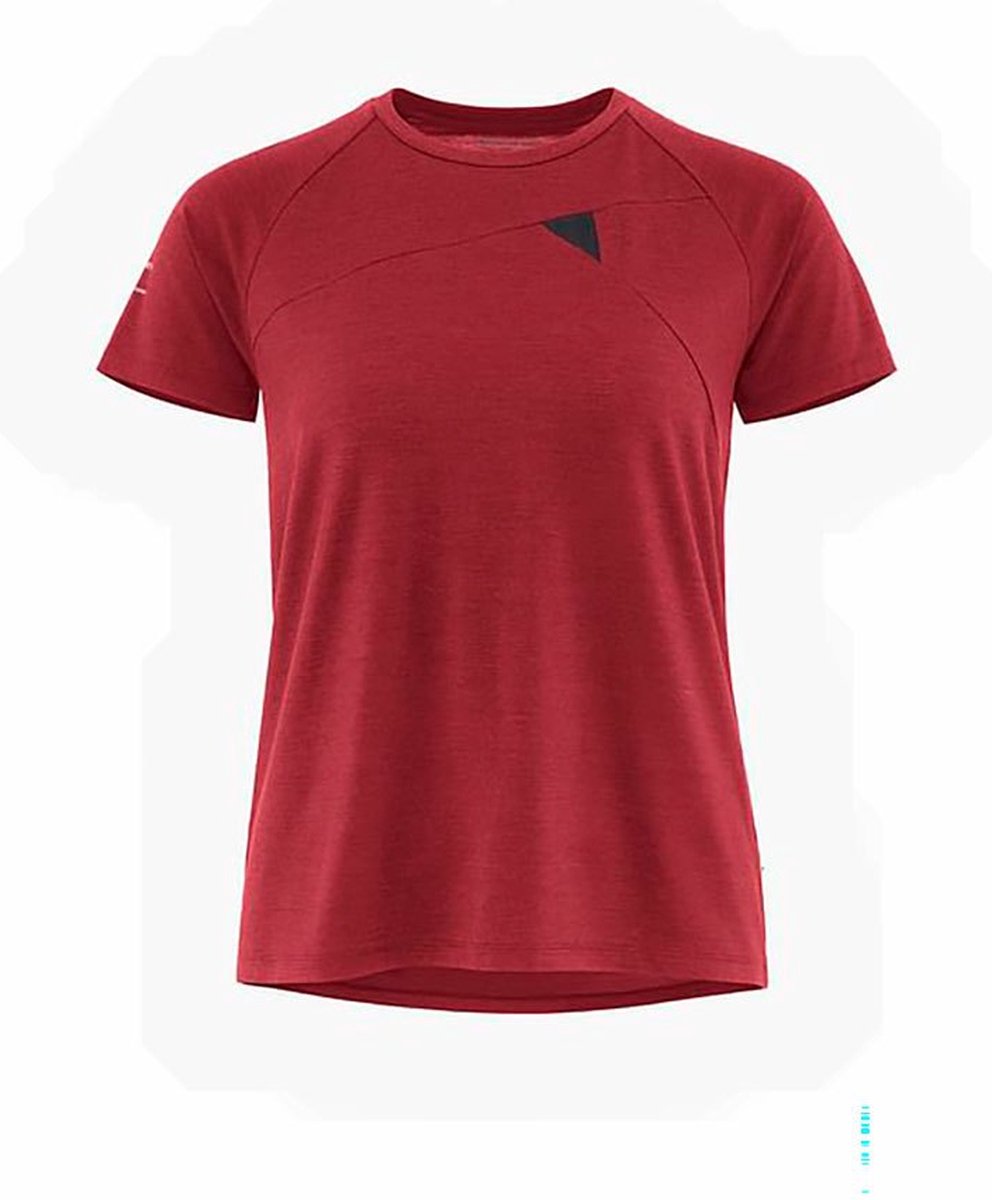 KlÄttermusen Fafne T-shirt Met Korte Mouwen Rood M Vrouw