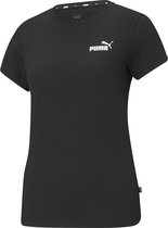 PUMA ESS Small Logo Tee Dames T-shirt - Zwart - Maat L