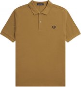 Fred Perry - Polo M6000 Donker Caramel - Slim-fit - Heren Poloshirt Maat XL
