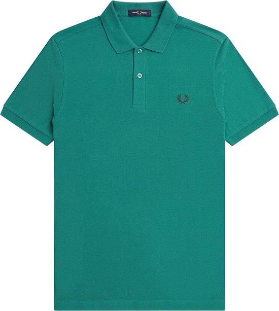 Fred Perry M3600 polo twin tipped shirt - pique - Deep Mint - Maat: XL