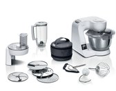Bol.com Bosch MUM5 - MUM5X220 - Keukenmachine - 1000W - 39L - Met Weegschaal en Timer - Wit aanbieding