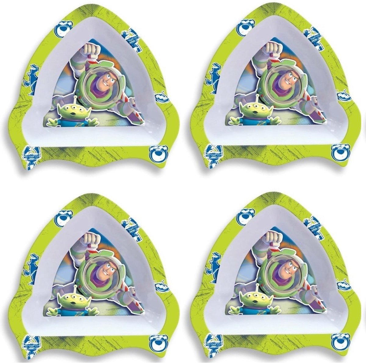Goedkoopste Disney - Toy Story - Buzz Lightyear - Schaaltjes - Kommetje - Kom - 4 stuks - Dik melamine - Vaatwasser bestendig