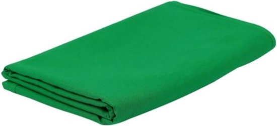 Neewer Achtergrond voor fotostudio, greenscreen, 1,8 x 2,8 m, van mousseline, opvouwbaar, voor fotografie, video en televisie (alleen de achtergrond