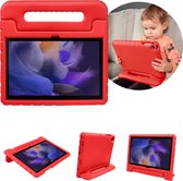 Samsung Galaxy Tab A8 (2021/2022) Tablet Hoes Kinderen - iMoshion Kidsproof Backcover met handvat - Rood