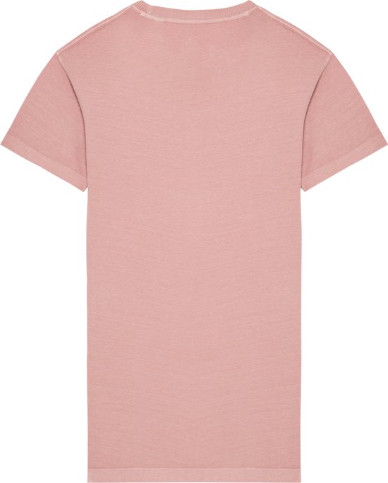 Milieubewuste oversized T-shirtjurk dames Washed Petal Rose - XL