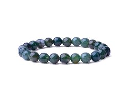 Bixorp Gems Kambamba Jaspis Edelstenen Armband - Gepolijste Edelsteen Kralenarmband