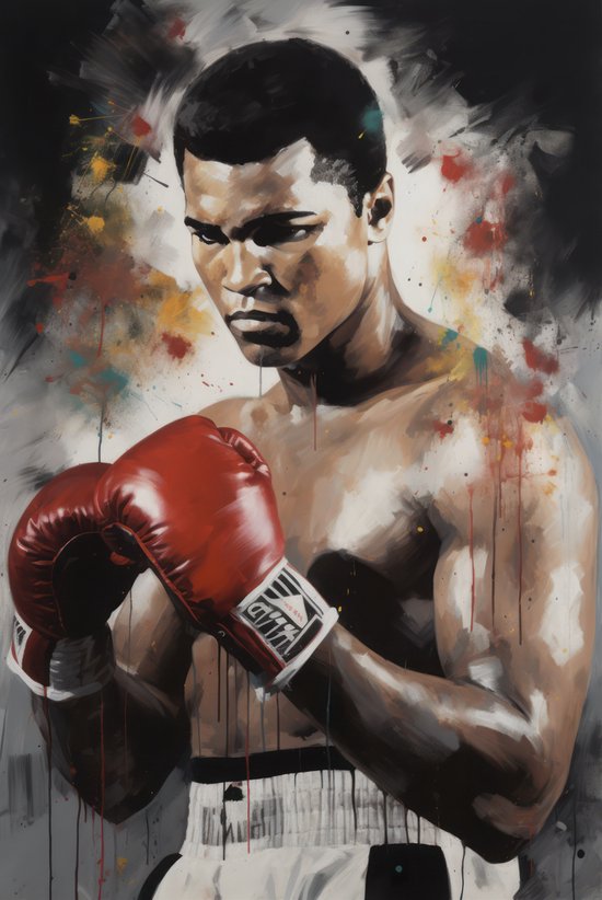 Muhammad Ali Poster - Cassius Clay - Hoge Kwaliteit - Portret