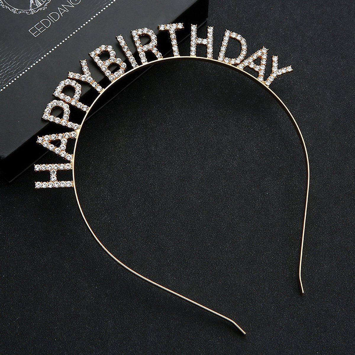 Photo Booth Photo Props for Parties and Birthdays, Black Gold