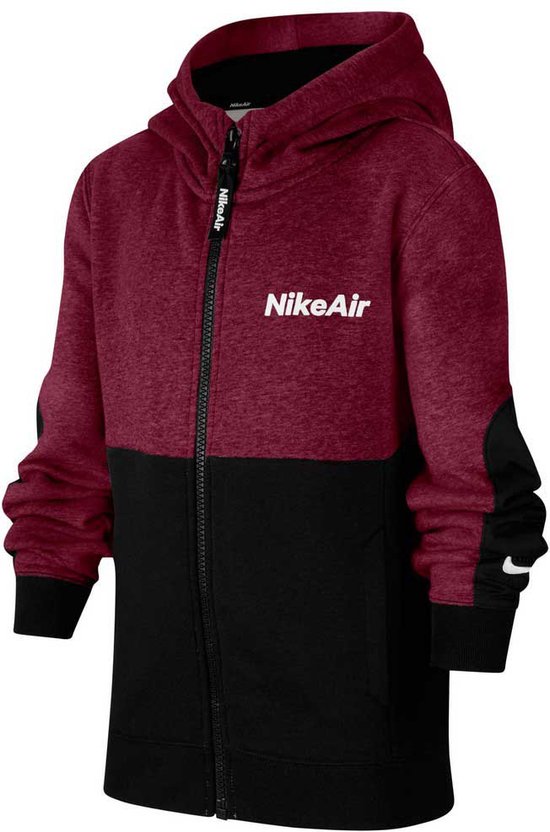 Nike Air Sweater Met Ritssluiting Rood 10-12 Years