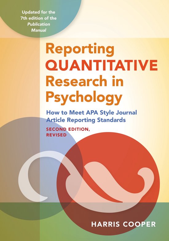 Reporting Quantitative Research in Psychology, Harris M. Cooper ...