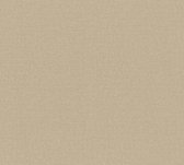 TEXTIELLOOK BEHANG | Uni - beige bruin - A.S. Création Nara