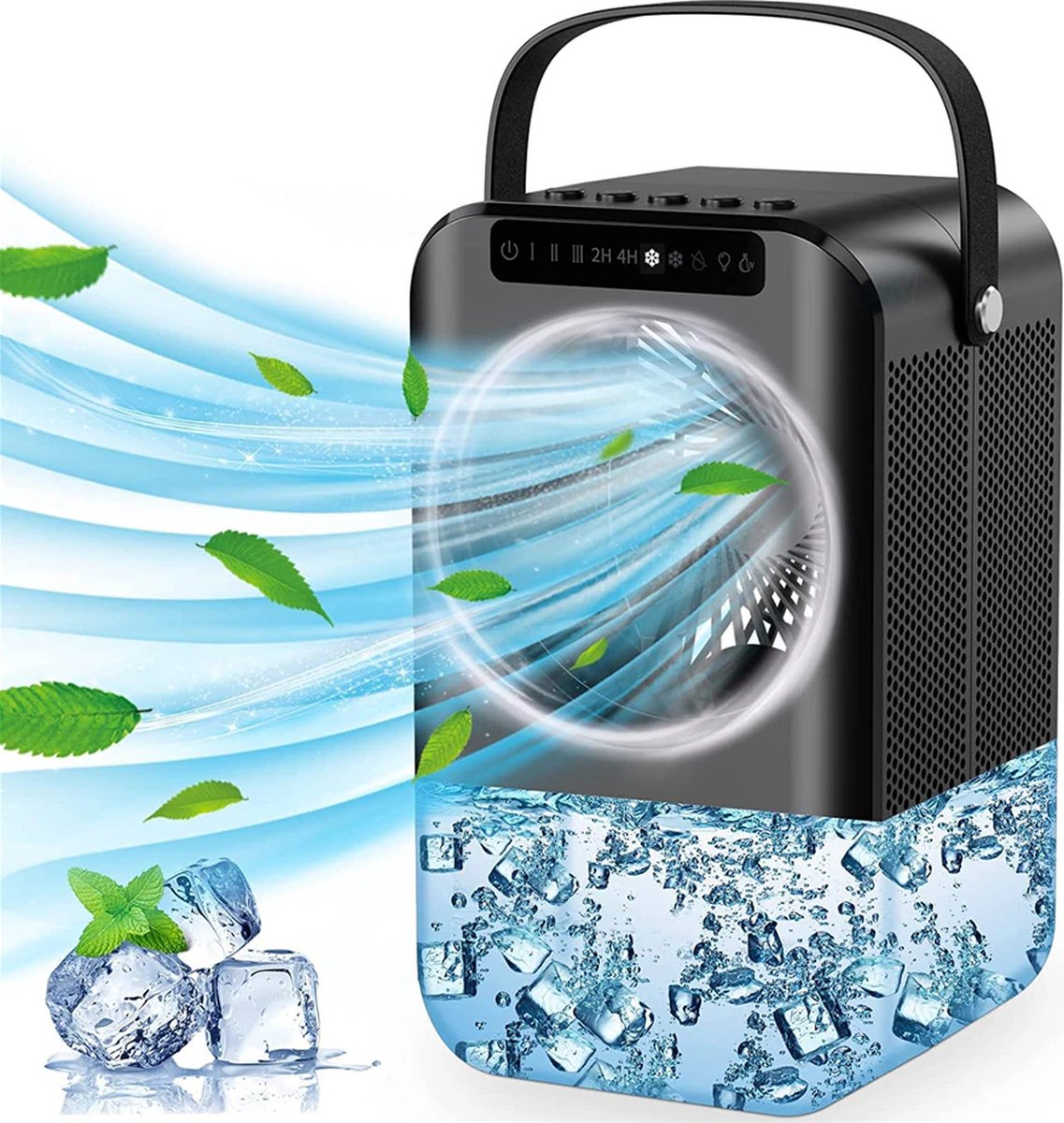 Mini climatiseur 4 en 1 - Refroidisseur d'air - Climatisation - Purificateur  d'air -... | bol.com