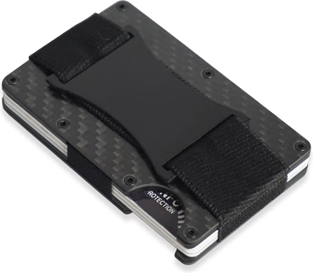 WonderWallet® Carbon Fiber Smart Wallet Carbon Portemonnee