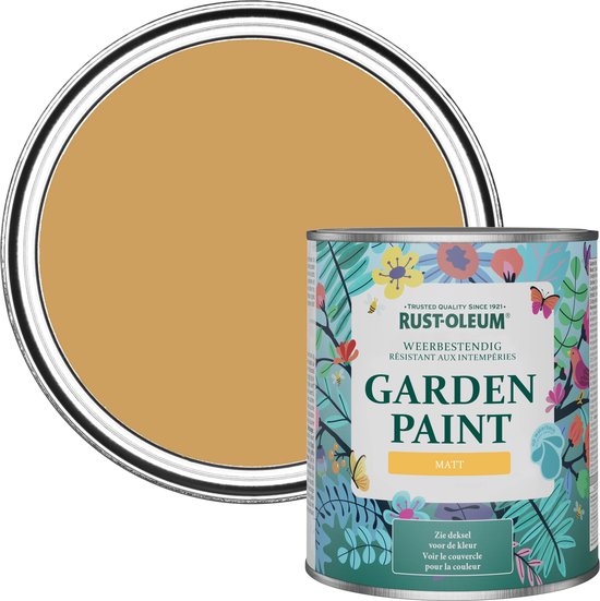 Rust-Oleum Jaune Jardin Peinture Mat - Dijon 750ml