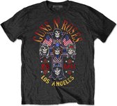 Guns N' Roses Tshirt Homme -M- Cali' '85 Zwart
