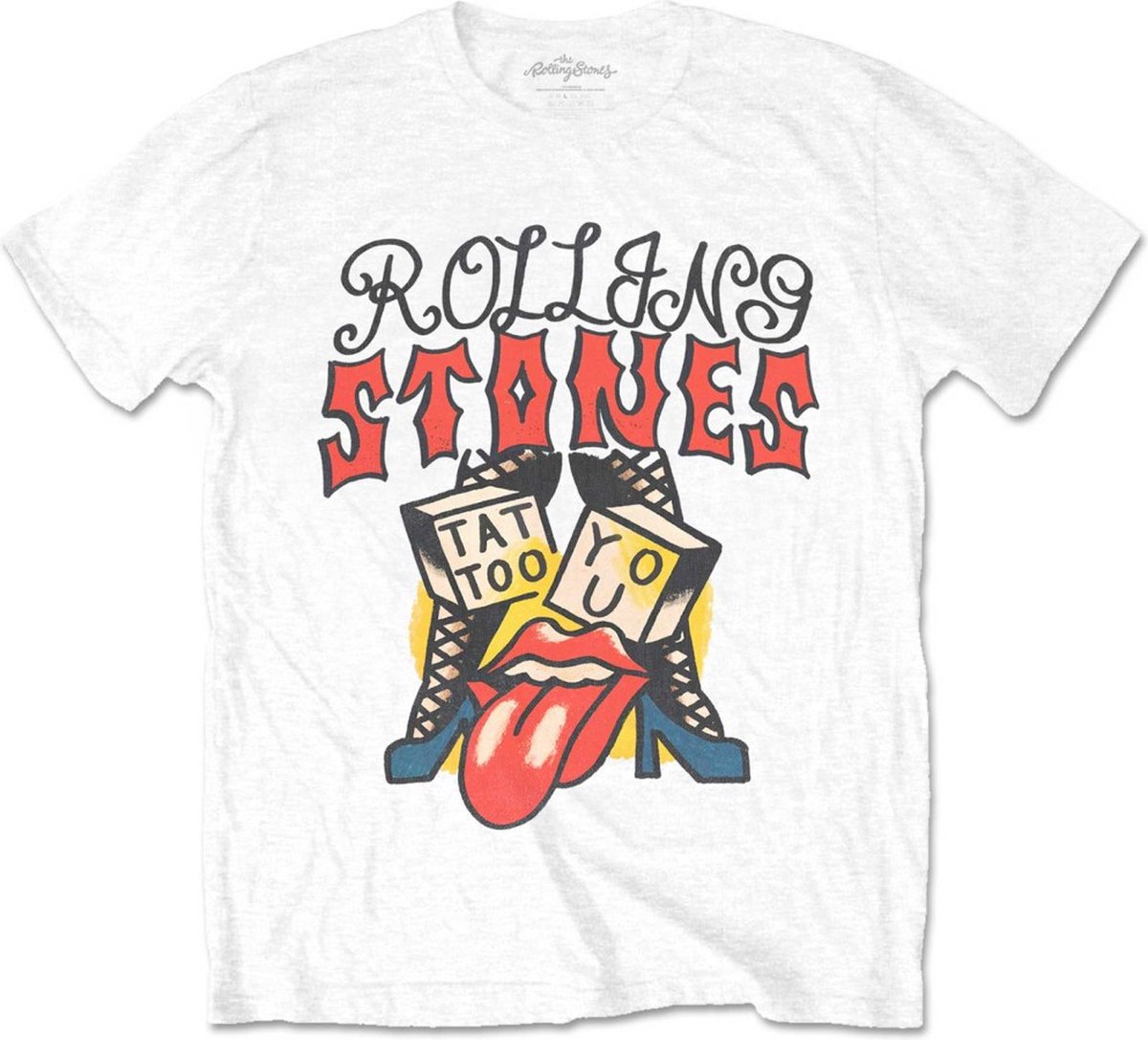 The Rolling Stones - Tattoo You II Heren T-shirt - S - Wit