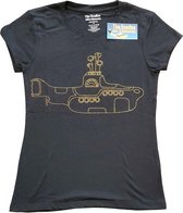 The Beatles - Yellow Submarine Dames T-shirt - S - Zwart
