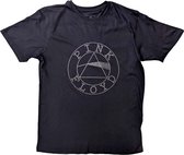 Pink Floyd Tshirt Homme -M- Circle Logo Noir