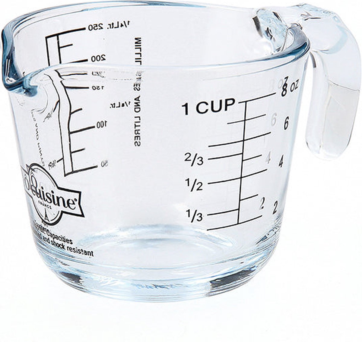 Arcuisine maatbeker 0.25L glas