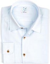 SKOT Fashion Duurzaam Overhemd Heren Blue Fun - Lichtblauw - Maat XL