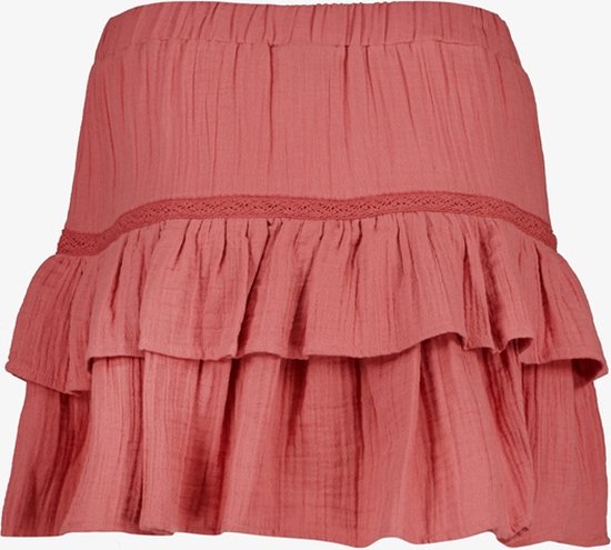 Halflange, uitlopende rok - ballonmodel - Bruin - Dame - 20.00