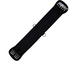 Stubben Singel neopreen zonder schokken elastische uiteinden Black - 60 cm | Singels paard