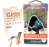 samsung S23PLUS silicon antishock case and temperd glass 2.5D 0.3MM