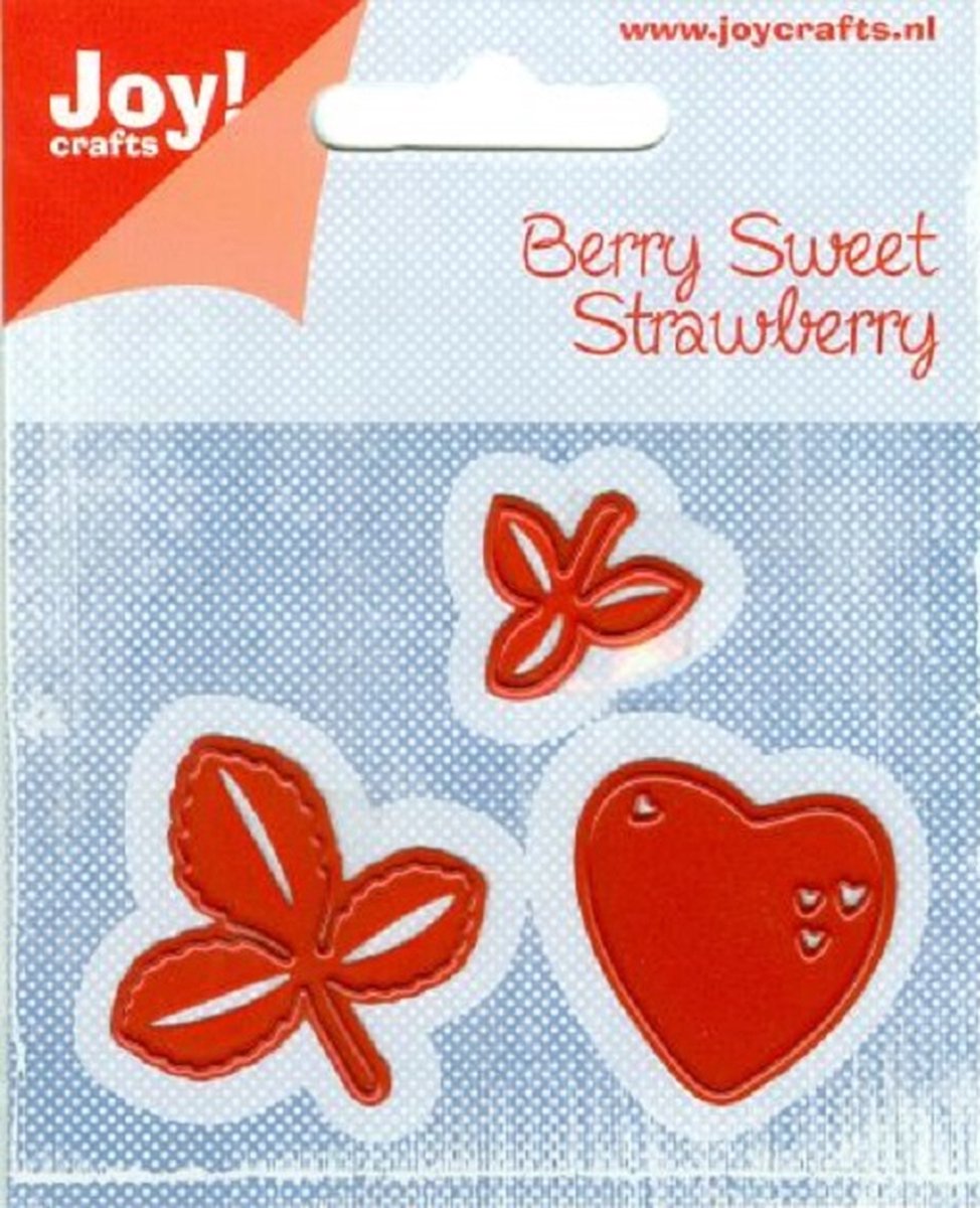Joy - 6002/0453 Cutting&Embossing stencil hart met blaadjes