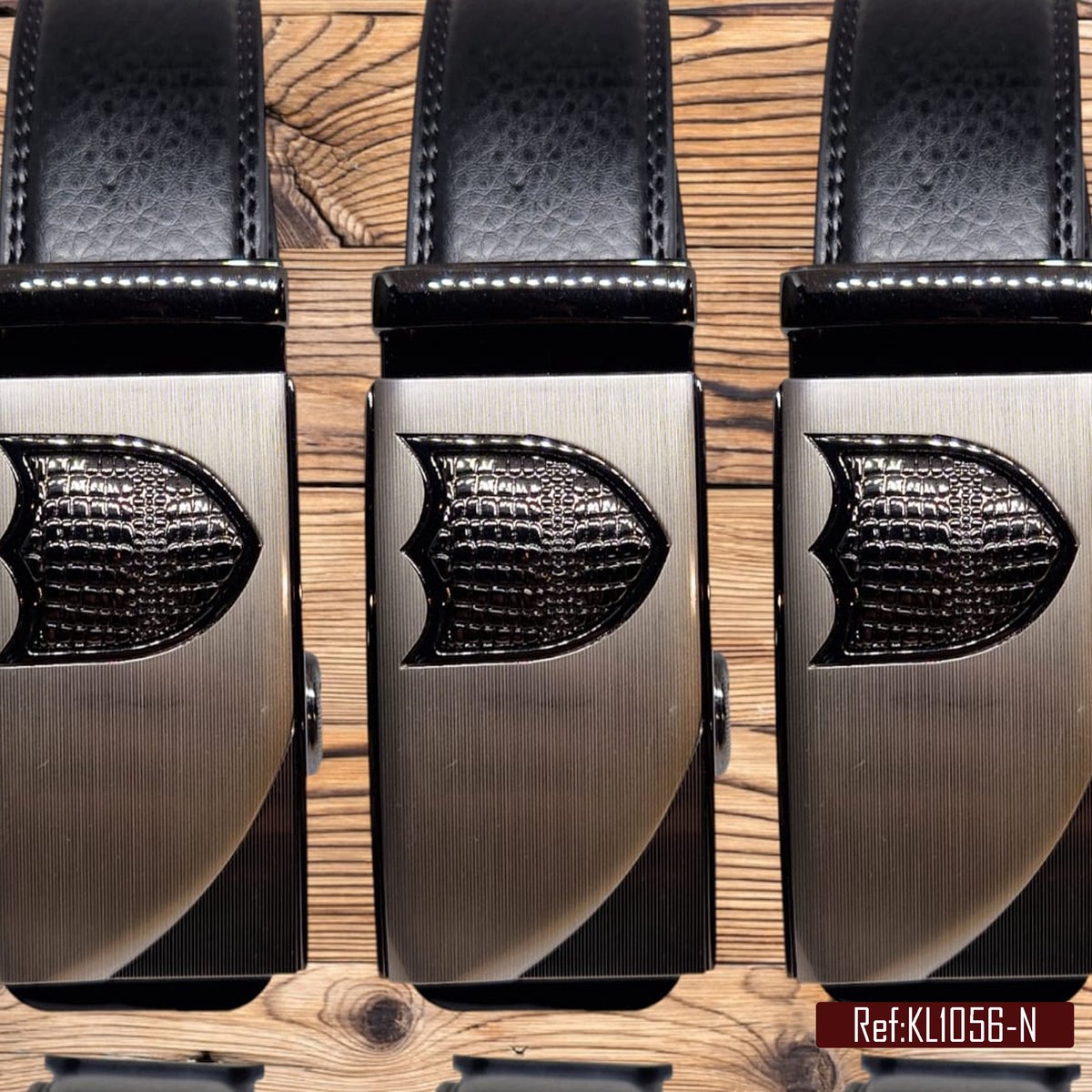 Belt men - belts men Black & Silver - automatic Nice buckle gift for man cow leather Belt Leather PU
