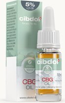 CBG Olie (5%) - 10ML | Cibdol
