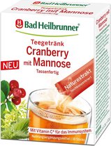 Bad Heilbrunner Thee – Cranberry met Mannose – Klaar om te cuppen