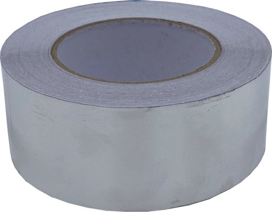 Tape Aluminium - 50mm x 50m - ruban d'étanchéité - résistant à la chaleur -  1 rouleau