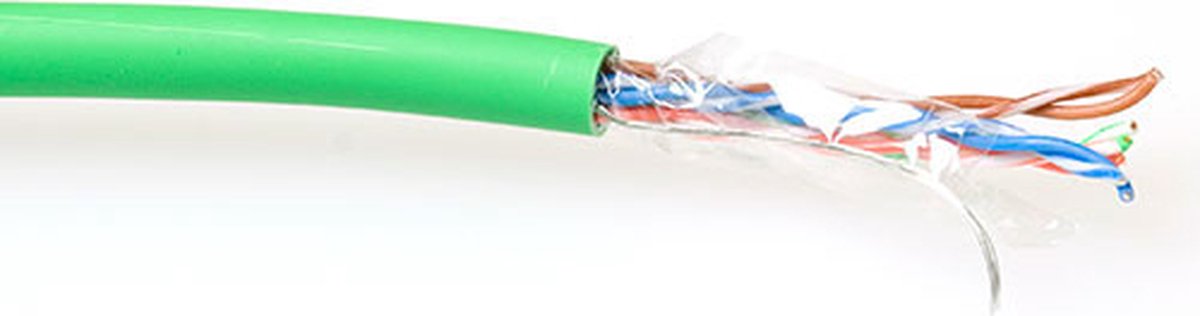 ACT FP770H CAT5E F/UTP LSZH Patchkabel Soepel Groen - 100 meter