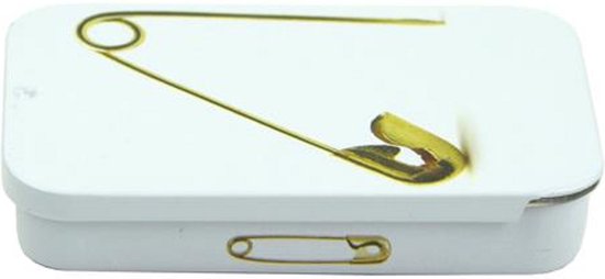 Foto: Veiligheid speld zwart assortiment 12 delig 