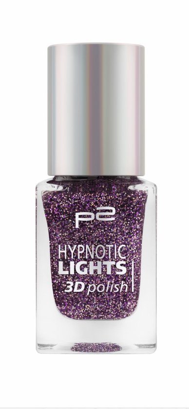 P2 Cosmetics Hypnotic 3D Vernis à ongles 060 Rainbow Fuel 10 ml Paillettes