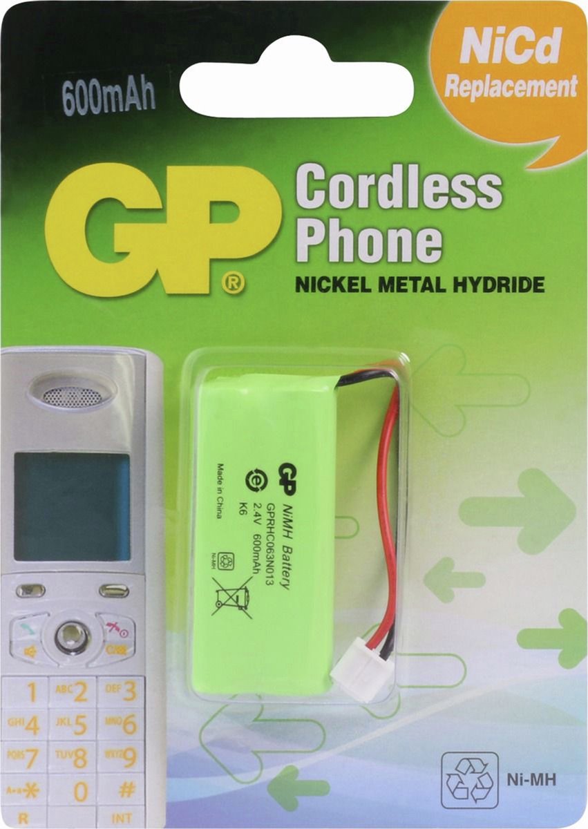 GP Cordless Phone batterij T377 (60AAAH BMJ)